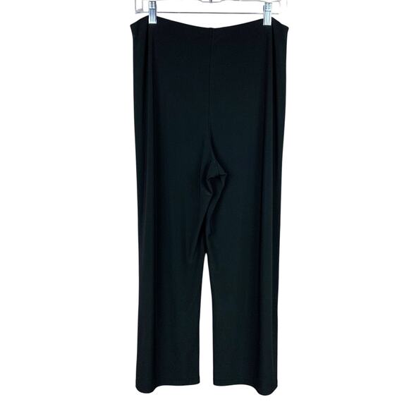 Sympli Pants Black Pull On High Rise Stretchy Straight Leg Women's 12 - Picture 4 of 6